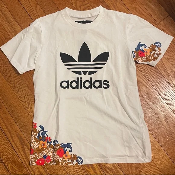 New ADIDAS HER Studio London T-Shirt Top Size Small Hard to Find Discontinued - Picture 9 of 12